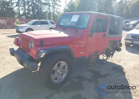 2000 Jeep Wrangler Sport from USA, damaged, VIN 1J4FA49S8YP764016